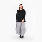  Ballonhose von AKH Fashion aus Materialmix, 1448.08069, Hellgrau, Kariert, Schick, Modern