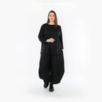 Ballonhose von AKH Fashion aus Materialmix, 1448.08069, Schwarz, Kariert, Schick, Modern