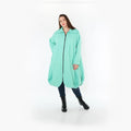  Ballonmantel von AKH Fashion aus Materialmix, 1450.00142, Mintgrün, Jacquard, Schick