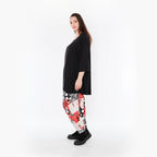  Haremshose von AKH Fashion aus Materialmix, 1451.06813, Rot/Weiß/Schwarz, Punkte, Schick