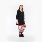  Haremshose von AKH Fashion aus Materialmix, 1451.06813, Rot/Weiß/Schwarz, Punkte, Schick
