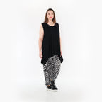 Haremshose von AKH Fashion aus Materialmix, 1452.06813, Schwarz/Weiß, Abstrakt, Schick