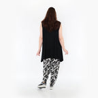  Haremshose von AKH Fashion aus Materialmix, 1453.06813, Schwarz/Weiß, Abstrakt, Schick
