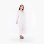  A-Form Bigshirt von AKH Fashion aus Materialmix, 1457.06862, Weiß, Ausgefallen, Zeitlos
