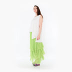  Ballonrock von AKH Fashion aus Materialmix, 1457.07049, Lime, Ausgefallen, Zeitlos, Schick