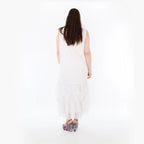  Ballonrock von AKH Fashion aus Materialmix, 1457.07049, Weiß, Ausgefallen, Zeitlos, Schick