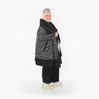  AKH Fashion Jacke in gerader Form, aus Baumwolle, 1463.07053, Schwarz/Grau, Kariert