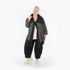 AKH Fashion Jacke in gerader Form, aus Baumwolle, 1463.07053, Schwarz/Grau, Kariert