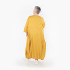 Ballonkleid von AKH Fashion aus Baumwolle, 1465.06736, Honig, Ausgefallen, Zeitlos, Schick