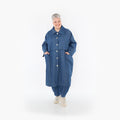  AKH Fashion Mantel in gerader Form, aus Polyester, 1466.07041, Jeansblau, Ausgefallen