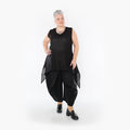 Ballonhose von AKH Fashion aus Viskose, 1468.08069, Schwarz, Ausgefallen, Zeitlos, Schick
