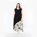  A-Form Tunika von AKH Fashion aus Baumwolle, 1477.07073, Schwarz/Ecru, Ausgefallen, Schick