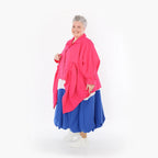  Ballonrock von AKH Fashion aus Baumwolle, 1482.07081, Royalblau, Ausgefallen, Zeitlos
