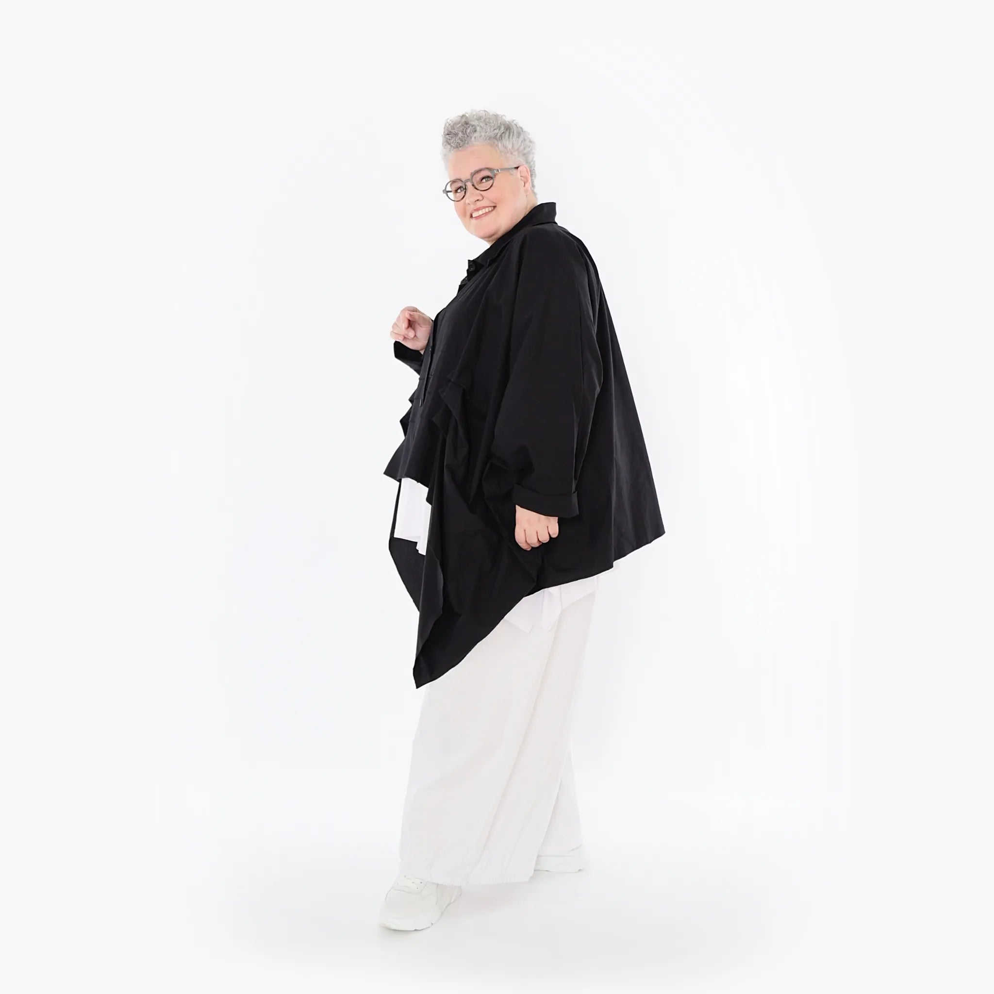  Ballonhose von AKH Fashion aus Baumwolle, 1482.07083, Weiß, Ausgefallen, Zeitlos, Schick