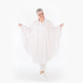  AKH Fashion Bluse in gerundeter Form, aus Baumwolle, 1482.07085, Weiß, Ausgefallen, Schick