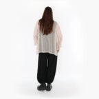  AKH Fashion Bigshirt in gerader Form, aus Baumwolle, 1500.06721, Beige, Ausgefallen, Zeitlos