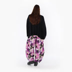  Ballonhose von AKH Fashion aus Viskose, 1506.08069, Lila/Multicolor, Blumen, Ausgefallen
