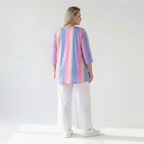 Shirt von AKH Fashion aus Baumwolle in Glocken-Form, ausgefallene Lagenlook Mode