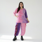 Shirt von AKH Fashion aus Viskose in Glocken-Form, ausgefallene Lagenlook Mode
