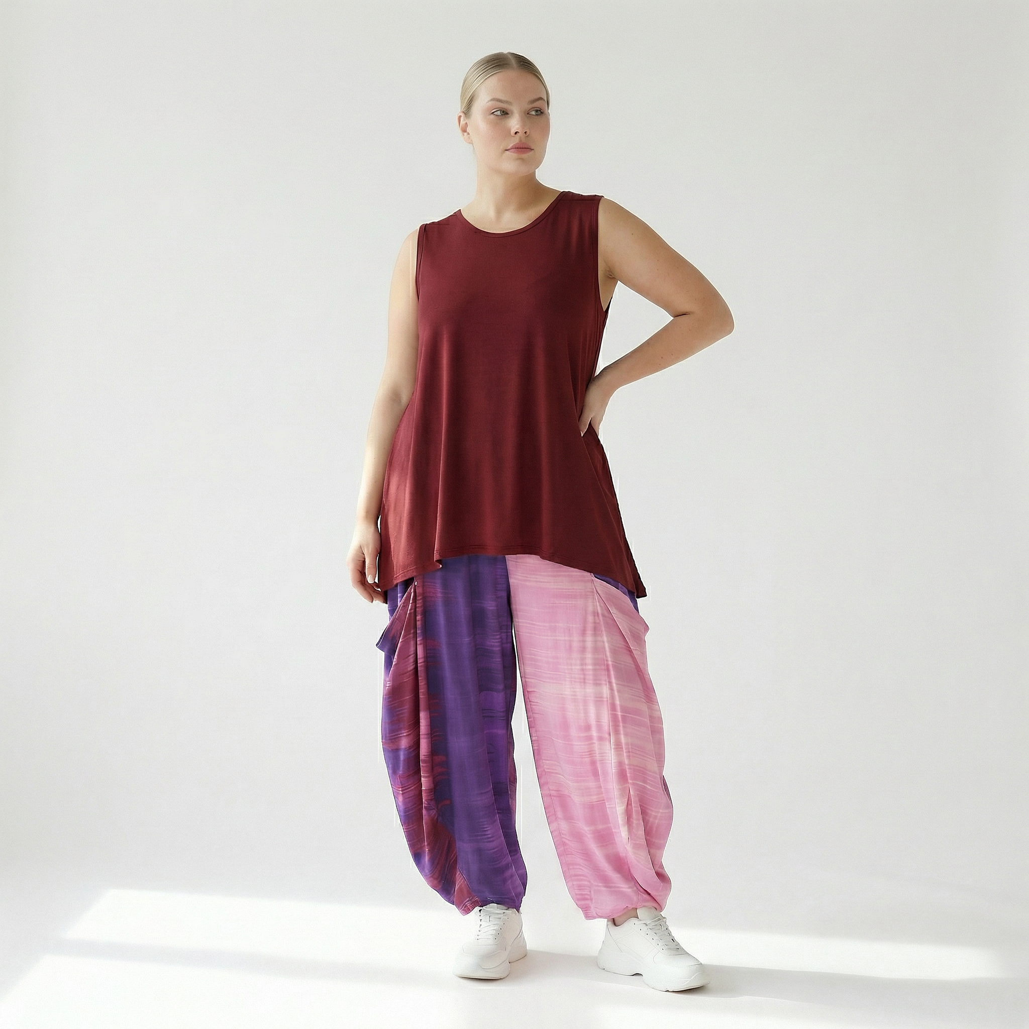 Ballonhose von AKH Fashion aus Viskose, ausgefallene, zeitlose Lagenlook Mode