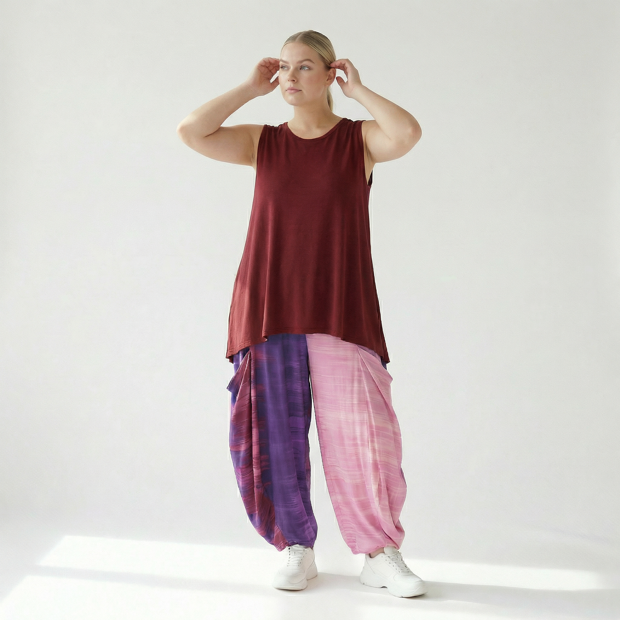 Ballonhose von AKH Fashion aus Viskose, ausgefallene, zeitlose Lagenlook Mode