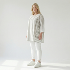 A-Form Shirt von AKH Fashion aus Baumwolle, ausgefallene, zeitlose Lagenlook Mode