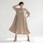 Ballonkleid von AKH Fashion aus Materialmix, ausgefallene, zeitlose Lagenlook Mode