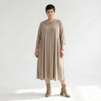 Ballonkleid von AKH Fashion aus Materialmix, ausgefallene, zeitlose Lagenlook Mode