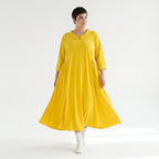 Ballonkleid von AKH Fashion aus Materialmix, ausgefallene, zeitlose Lagenlook Mode