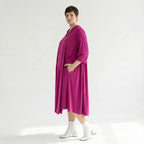 Ballonkleid von AKH Fashion aus Materialmix, ausgefallene, zeitlose Lagenlook Mode