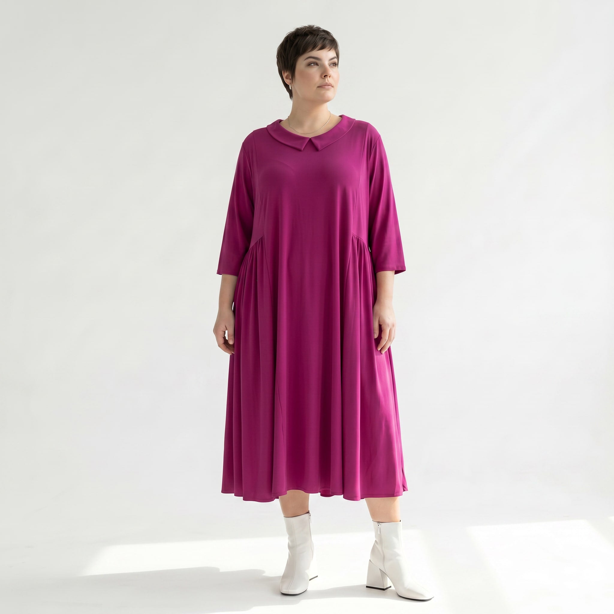 Ballonkleid von AKH Fashion aus Materialmix, ausgefallene, zeitlose Lagenlook Mode