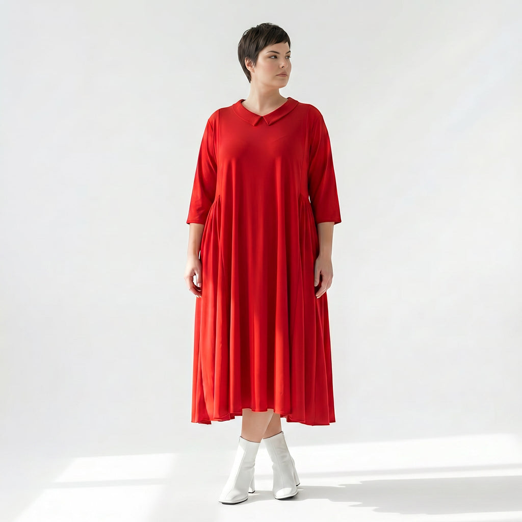 Ballonkleid von AKH Fashion aus Materialmix, ausgefallene, zeitlose Lagenlook Mode