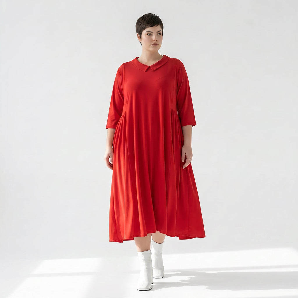 Ballonkleid von AKH Fashion aus Materialmix, ausgefallene, zeitlose Lagenlook Mode