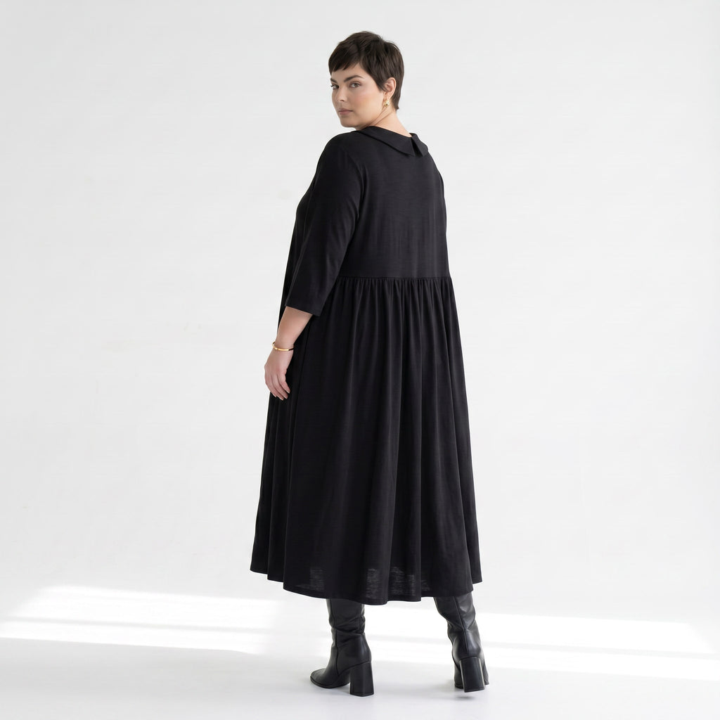 Ballonkleid von AKH Fashion aus Materialmix, ausgefallene, zeitlose Lagenlook Mode