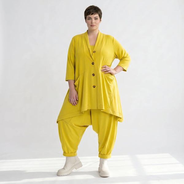 A-Form Jacke von AKH Fashion aus Materialmix, ausgefallene, zeitlose Lagenlook Mode