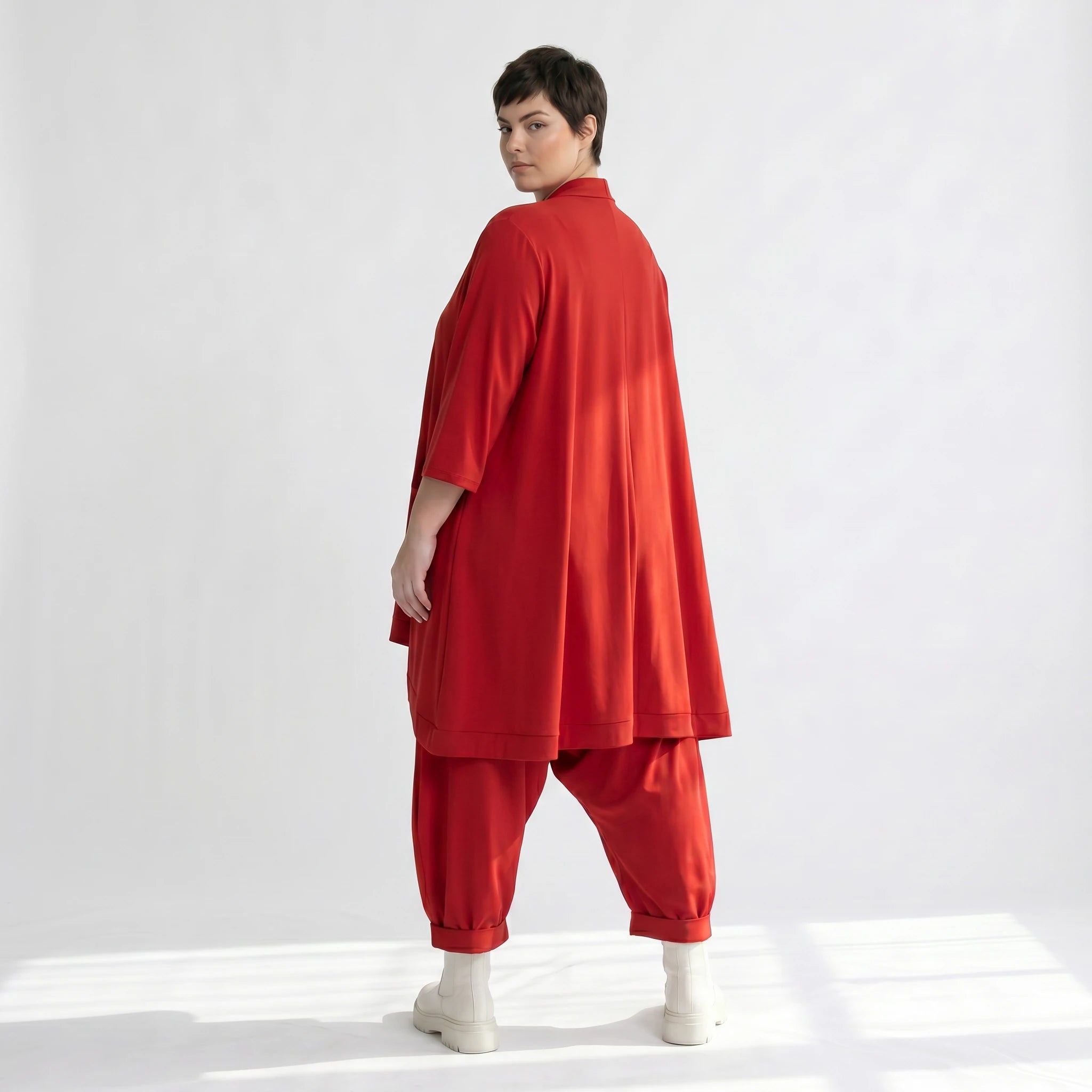 A-Form Jacke von AKH Fashion aus Materialmix, ausgefallene, zeitlose Lagenlook Mode