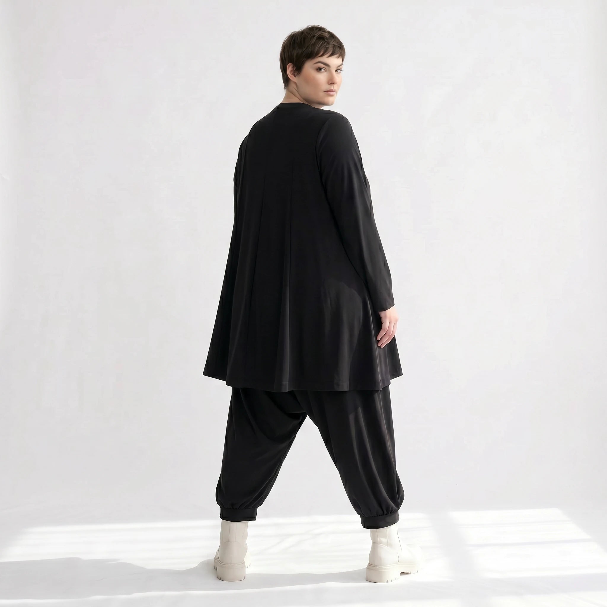 A-Form Jacke von AKH Fashion aus Materialmix, ausgefallene, zeitlose Lagenlook Mode