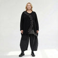 Ballon Bigshirt von AKH Premium aus Baumwolle, 1446.02516, Schwarz, Schick, Modern, Bequem