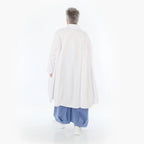  A-Form Jacke von AKH Fashion aus Baumwolle, 1482.07061, Weiß, Ausgefallen, Zeitlos, Schick