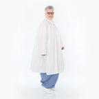  A-Form Jacke von AKH Fashion aus Baumwolle, 1482.07061, Weiß, Ausgefallen, Zeitlos, Schick