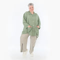  AKH Fashion Hose in gerader Form, aus Viskose, 1490.07076, Beige, Ausgefallen, Zeitlos