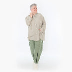 A-Form Jacke von AKH Fashion aus Viskose, 1490.07095, Beige, Ausgefallen, Zeitlos, Schick
