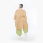  A-Form Bigshirt von AKH Fashion aus Baumwolle, 1501.07022, Cognac, Ausgefallen, Zeitlos
