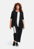 A-Form Shirt von Do Your Best aus Viskose, D924, Schwarz, Schick, Modern, Bequem, Schick