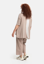  A-Form Shirt von Do Your Best aus Viskose, D924, Sand, Schick, Modern, Bequem, Schick