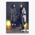 Mantel von H4 Fashion aus Polyamid in gerader Form, ausgefallene Lagenlook Mode