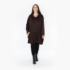  A-Form Jacke von AKH Fashion aus Baumwolle, 1367.06665, Schwarz-Grün-Rot, Schick, Modern