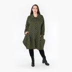  Ballonjacke von AKH Fashion aus Materialmix, 1365.06864, Schwarz-Lime, Raute, Schick