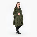  Ballonjacke von AKH Fashion aus Materialmix, 1365.06864, Schwarz-Lime, Raute, Schick
