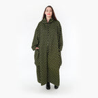  Ballonmantel von AKH Fashion aus Materialmix, 1365.06985, Schwarz-Lime, Raute, Schick